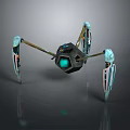 Robot Spider Robot Mecha Spider Science Fiction Spider Mechanical Spider Battery Spider Tower Defense 3d model