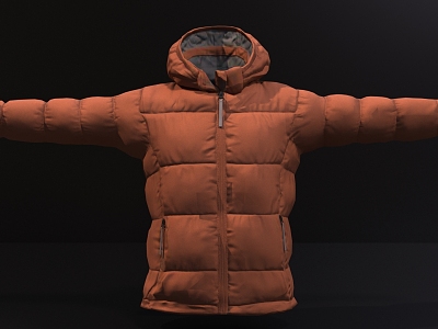 modern cotton-padded jacket model