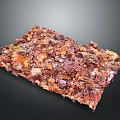 Colorful Textured Terrain Showcasing Brown Orange Red Hues And Natural Rock Formations