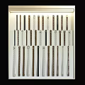 Commercial Watch Strap Display Equipment with Various Colors and Materials Neatly Arranged