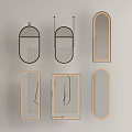 Contemporary Decorative Mirrors Collection With Various Shapes And Minimalist Frame Designs