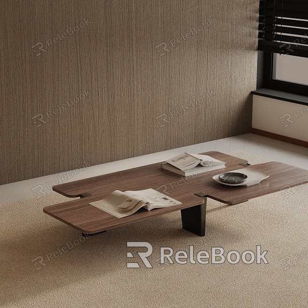 Modern coffee table model