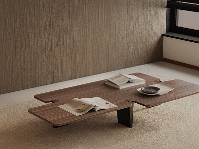 Modern coffee table model