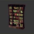 Classic Wooden Bookcase With Multi tiered Shelves For Organized Book Storage And Interior Decor