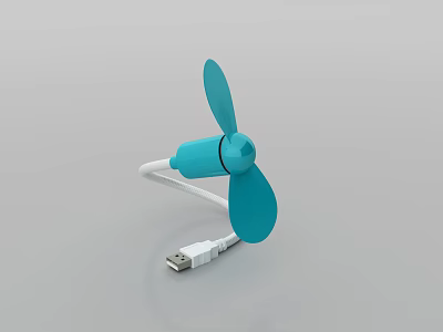 Modern Fan 3d model Modern Fan 3d model