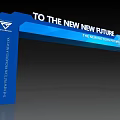 Blue Arch Displaying To The New New Future And Wattenhofen Progress Spiral