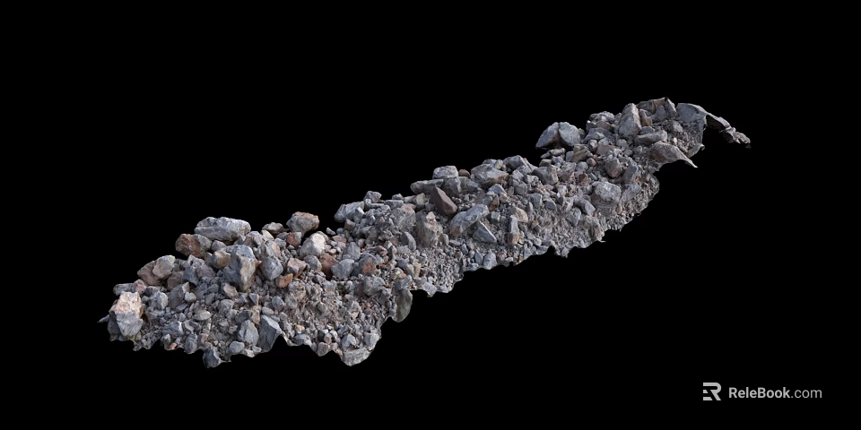 Natural Stone And Wood Materials For Rustic Home Decor Projects Ideas 3d model