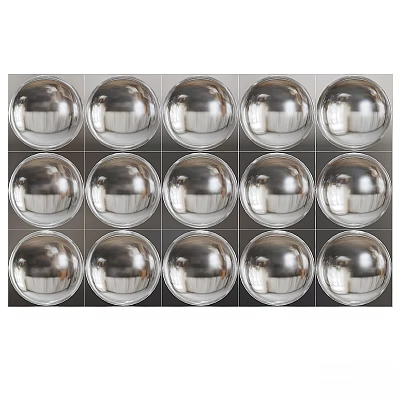 Modern Wall Decorative Wall Decorative Panel Mirror 3d model