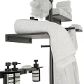 Essential Bathroom Accessories Including Towels Toiletries Towel Racks And Toilet Paper Holders