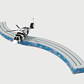 drift helicopter 3d model