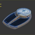 Copper Base Weighing Scale With Black Foot Pads And Round Dial