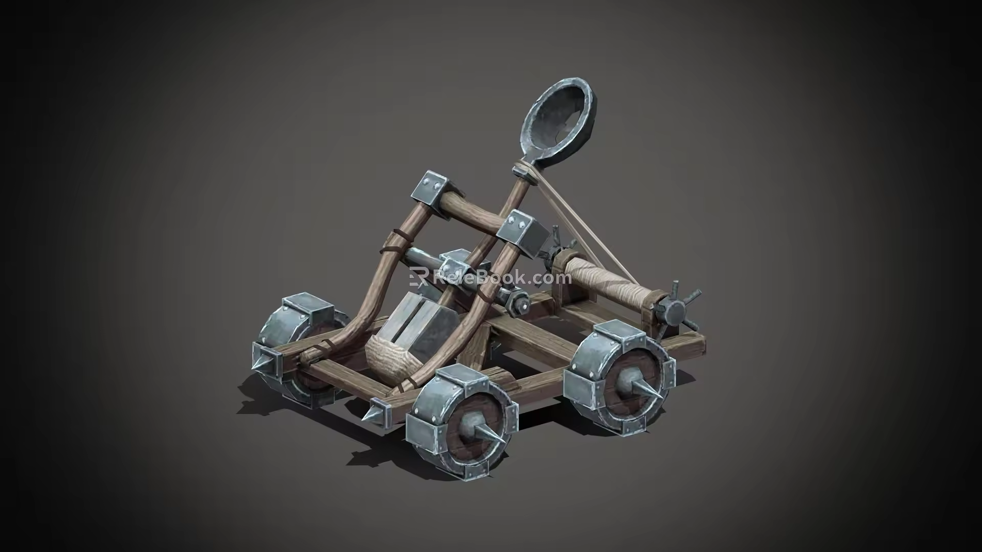 Ancient siege equipment for ejection weapons 3d model