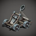Ancient siege equipment for ejection weapons 3d model