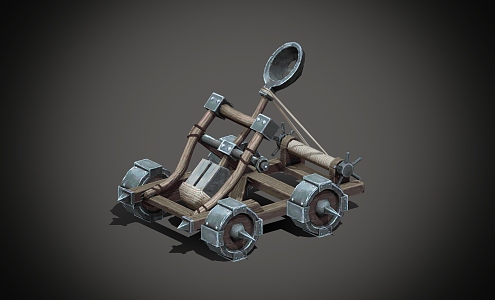 Ancient siege equipment for ejection weapons 3d model