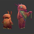 Modern Game Character Monster 3d model