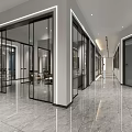 Luxurious Door Showroom Showcasing Various Styles With Decorative Frames Lighting And Elegant Floor