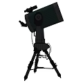 Light Green Telescope With Tripod Mount And Adjustable Stand For Astronomy 3d model