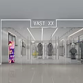 Modern Clothing Store 3d model