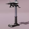 Heavy Duty Industrial Drill Press With Stand Worktable And Control Panel