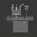 WANLIN Automatic Labeling Machine With Conveyor Belt And Control Panel