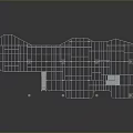 Iron frame large iron frame iron frame house factory industrial iron frame iron ladder rigid ladder work frame rigid scaffold 3d model
