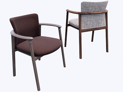 Middle Style Dining Chair Single Chair model