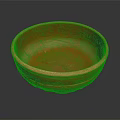 Intricate Hand Sculpted Orange Clay Bowl With Artisanal Textured Surface Design