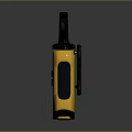 Motorola Walkie Talkie With Yellow Black Design Display Screen And Buttons