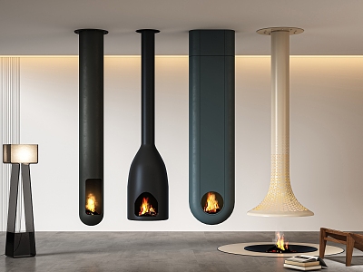 Modern Fireplace Decorative Fireplace 3d model