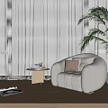 Curtains 3d model