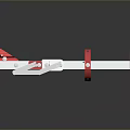 Red And White Medical Tool Supporting Organ And Hair Handling Research