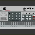 Korg Volca Musical Instrument Synthesizer With Knobs Sliders And Control Buttons