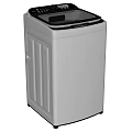 White Top loading Washing Machine With Digital Control Panel And Transparent Lid