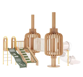 Modern play equipment Children's play equipment 3d model