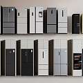 Modern Refrigerators and Freezers with Diverse Styles Sizes and Color Options