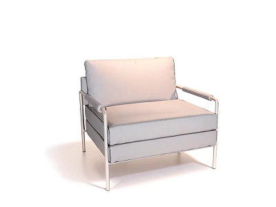 Furniture Sofa Coffee Table Combination 3d model