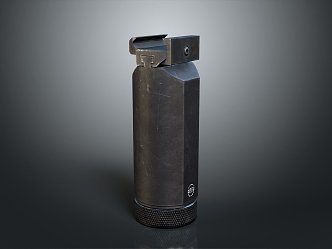 Grenade Gun Grenade Ammunition Military Grenade Smoke Bomb Science Fiction Grenade Throwing Weapon 3d model