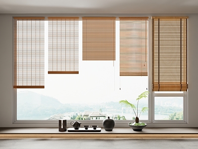 new bamboo curtain rolling curtain model