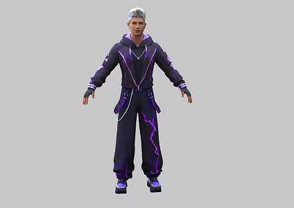Men Modern Characters Cyberpunk Characters Handsome Men Fashion Men Youth Male Characters 3d model