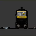 Professional Yellow And Black Welding Machine With Digital Display And Cables Clamps