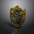 Medieval Shield Ancient Shield Shield Shield Defensive Weapon Ancient Shield Iron Shield Protective Shield Wooden Shield 3d model