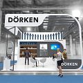 Modern Exhibition Delken Shanghai Surface Treatment Exhibition 3d model