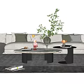 Modern Sofa Coffee Table Combination Sofa Coffee Table 3d model