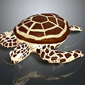Modern Turtle Small Turtle Green Turtle Big Turtle Black Turtle 3d model