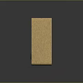 Modern Black And White Electronic Speakers With Gold Trim And Compact Design