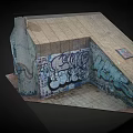 Vibrant Graffiti Art On Small Building Walls With Colorful Lettering And Creative Designs
