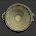Handcrafted Ceramic Pottery Sculpture With Spiral Patterns And Geometric Designs