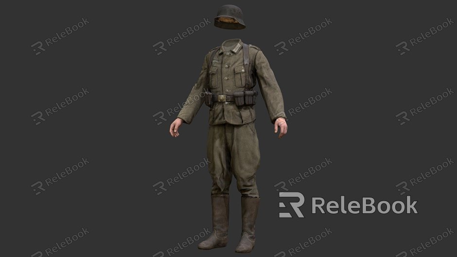 Weapons in German uniforms model