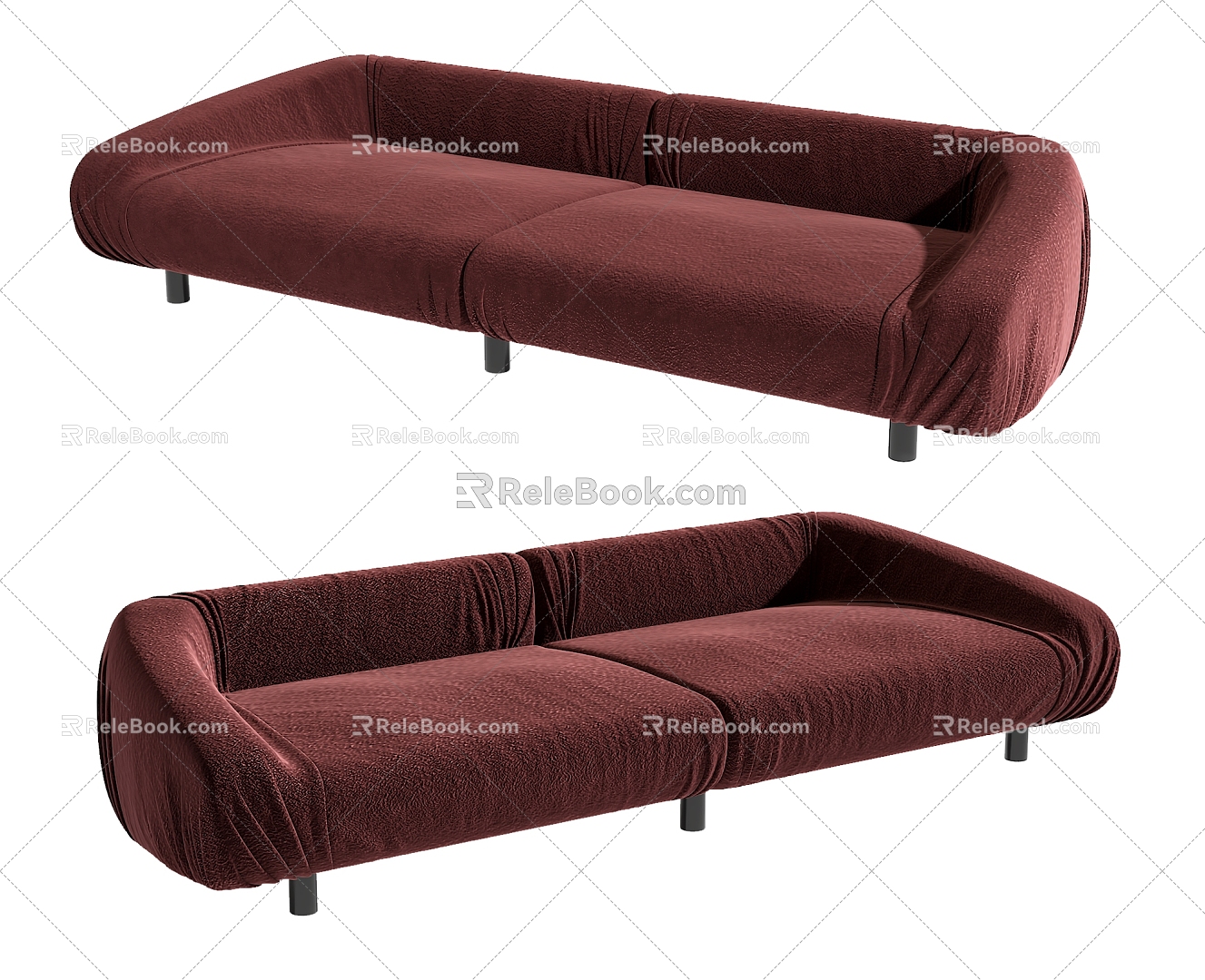 Baxter Multiplayer Sofa 3d model