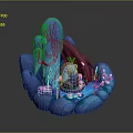 Game Environment Game Scene Fairy Tale Scene Fairy Tale Magic Scene Magic Item Fantasy Scene 3d model